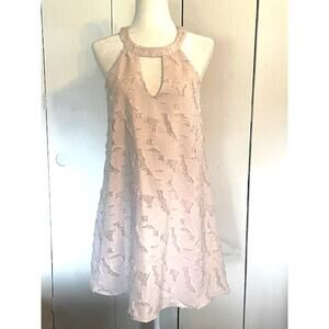 GB Women's Size Large Sleeveless Halter Dress Pink‎